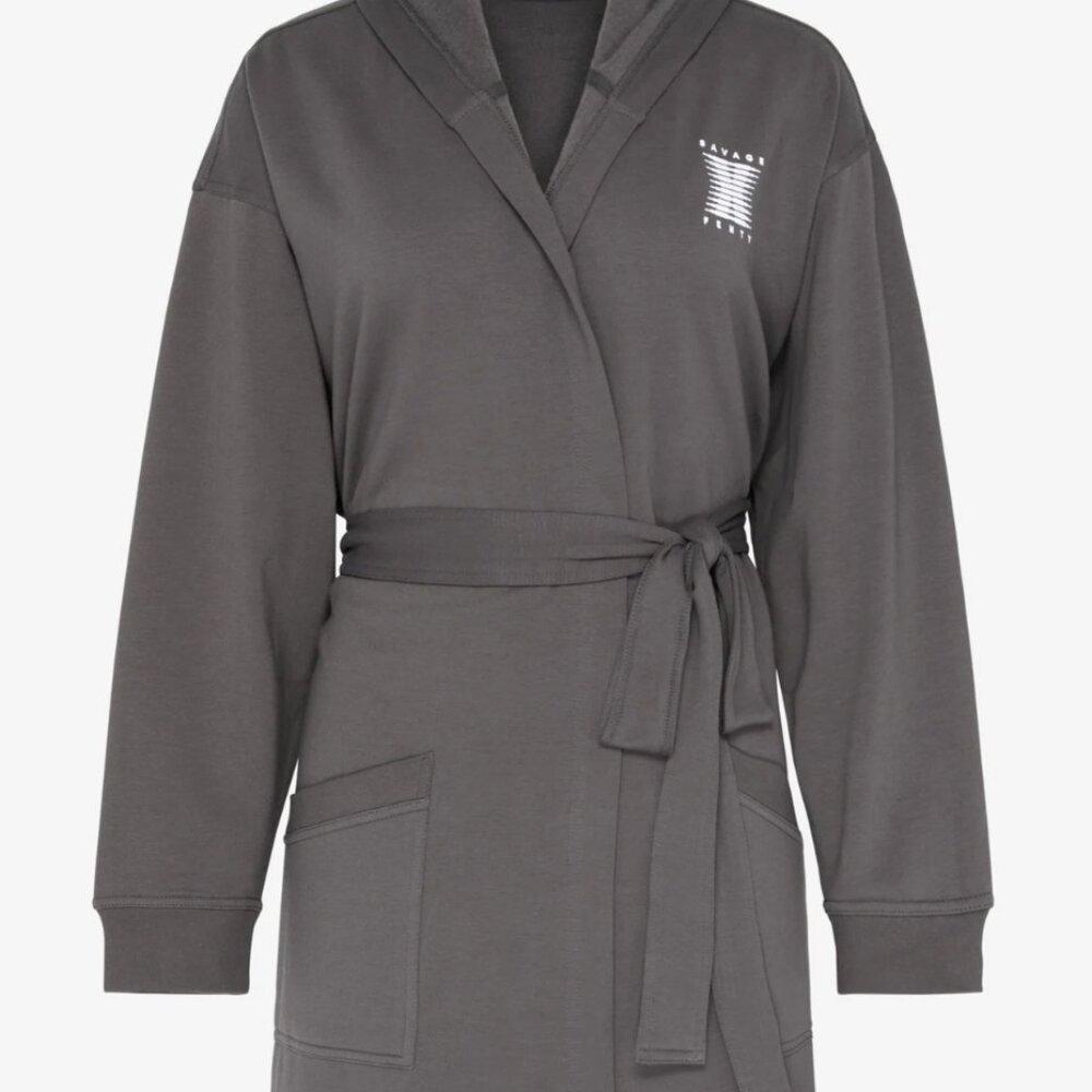 LIKE NEW Forever Savage Showgirl Short Robe